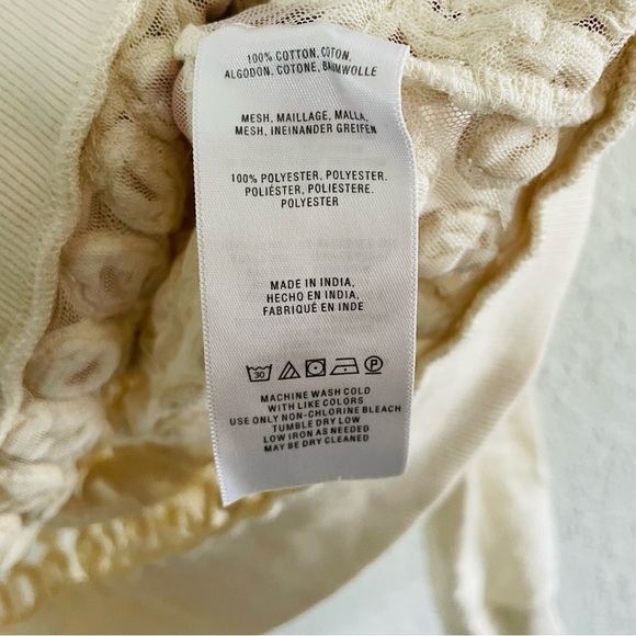 Anthropoliogie Cream Texture Pullover Top - Picture 4 of 13